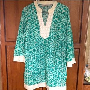 Sag Harbor top/bathing suit cover-up. 
100% cotton. 
Size medium